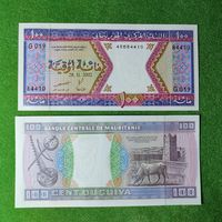 Мавритания, 100 угий 2002 г. UNC