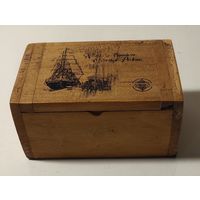 Деревянная шкатулка от цейлонского чая