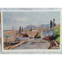 1956. Соловьев. Крым. На берегу