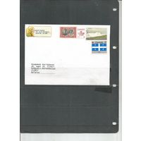 Канада. Конверт прошедший почту Канада-Беларусь. 2018г.