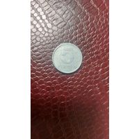 Монета 5 пфеннигов 1972г. ГДР.