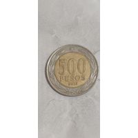 Чили 500 песос 2012