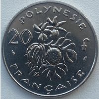 Французская Полинезия 20 франков 1984 г.