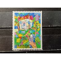 Япония, 1997. Детский рисунок на конкурсе дизайна почтовых марок. Mi-1,3 евро гаш.