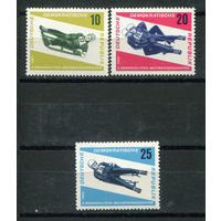 ГДР - 1966г. - Чемпионат мира по санному спорту - 3 марки - полная серия, MNH [Mi 1156-1158]. #O-Se-Z-1-33
