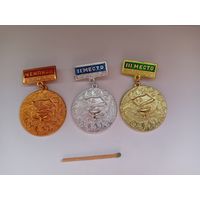 Комплект медалей Летняя спартакиада СССР.