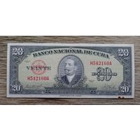 Werty71 Куба 20 Песо 1958 банкнота