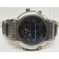 Часы "Sharp" комбинированые