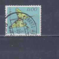 [217] Португальский Мозамбик 1953. Фауна.Бабочка.1 э. Гашеная марка.
