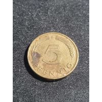 ФРГ 5 пфеннигов 1993 F
