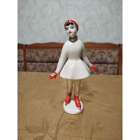 Фигуристка. Фарфоровая статуэтка СССР