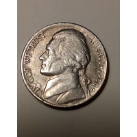 5 центов США 1988 D год