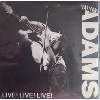 BRYAN ADAMS. /Live/1988, AM, 2LP, EX, Greece
