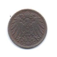 ГЕРМАНСКАЯ ИМПЕРИЯ 5 ПФЕННИГОВ 1912 D