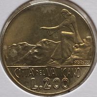 Ватикан 200 лир 1978 г. В холдере
