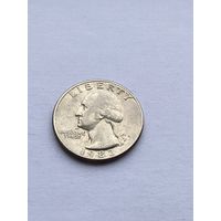 25 центов 1983 г., США