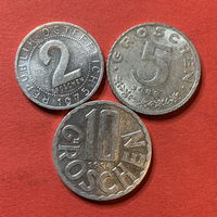 Австрия 3 монеты