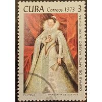 Куба 1973. Живопись. Pantoja. Margarita de Austria. Марка из серии