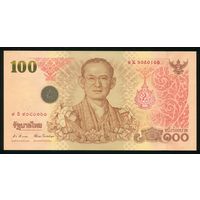 Таиланд 100 бат 2011 г. P124. Буклет! UNC