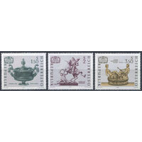 Австрия 1971** Искусство Музей серия 3 марки (Mi#1355-1357)