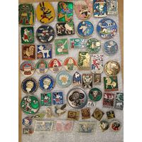 БОЛЬШОЙ ЛОТ ЗНАЧКОВ РАЗНЫЕ