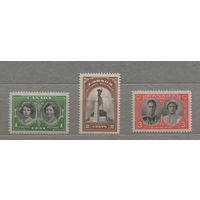 1939 Канада ** Королевский визит, серия 3 марки, Британские колонии.
