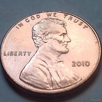 1 цент, США 2010 г.