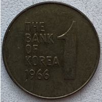 Южная Корея 1 вона 1966 г.