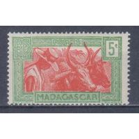 [1829] Французские колонии. Мадагаскар 1930. Работа в поле.Скот.5с. МNН