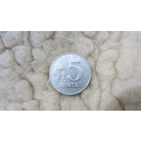 5 центов 1991 Литва всадник на коне