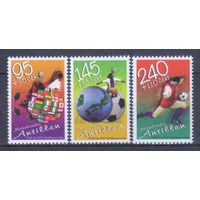 [191] Нидерландские Антиллы 2002. Спорт.Футбол.Чемпионат мира. СЕРИЯ MNH. Кат.11 е.