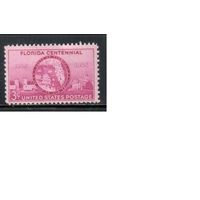 США-1945, (Мих.532),  *    , Штат Флорида (одиночка),