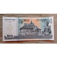 Werty71 Камбоджа 200 риелей 2022 UNC банкнота риэлей