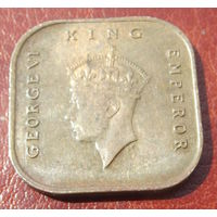 Малайя. 1 цент 1945