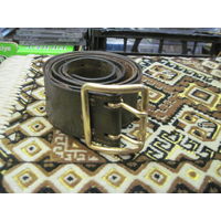 Ремень советский офицерский кожаный.