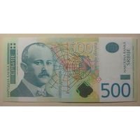 Торг! Сербия. 500 динаров 2012 года, серия BA. UNC