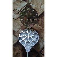 Форма для выпечки СССР ракушки, грибочки, шишки, орешки