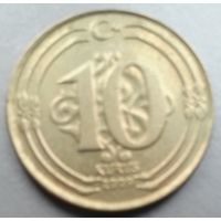 Турция 10 курушей 2009