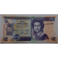 Белиз 2 доллара 2014 года UNC