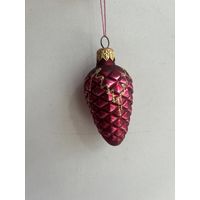 Елочная игрушка шишка