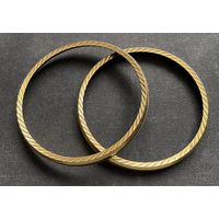 Декоративные кольца для винтажной метеостанции или часов / латунь