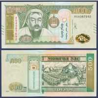 Монголия, 500 тугриков 2020 г., P-74 (AU, Чингисхан), UNC