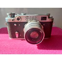 Фотоаппарат Фэд-2 с объективом Индустар 20м родной чехол. Рабочий.