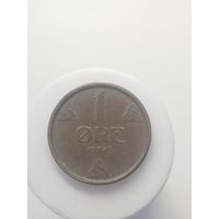 1 эре Норвегия 1948 год  лот 43