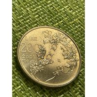 Сан-Марино 200 лир 2001 ( " Правосудие "  / Тираж 30 тысяч )