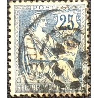 ЦІКАВІЦЬ АБМЕН! 1902, Алегорыя тып "Mouchon", 25 сантымаў