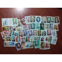 ИЗВЕСТНЫЕ ЛЮДИ (49 чистых марок СССР)