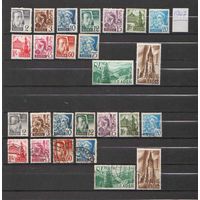 Германия.Французская зона оккупации(BADEN).Стандарт 1947 ! ПОЛНАЯ серия в двух вариантах! Чистая(без наклеек и следов от них,с родным клеем) и гашеная!