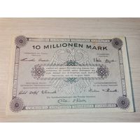 10 миллионов марок 1923 года,  Ганновер.