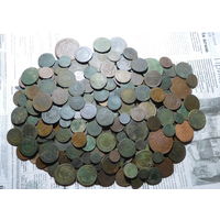 Царския манеты(около 1,9кг, всё вместе)с рубля